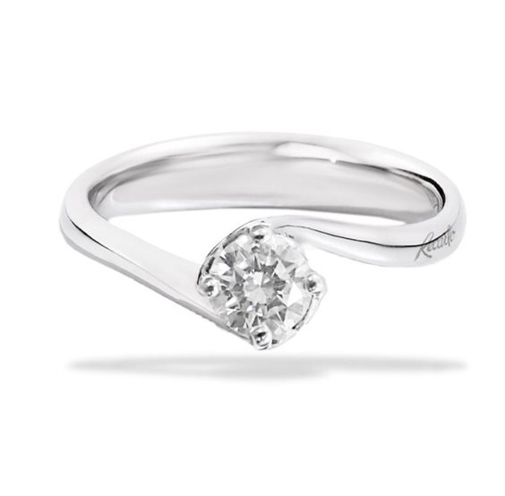 Anello Recarlo Donna Anniversary in Oro bianco Diamante 0.501 Ct R01SO195/051VS-15 - R01SO195/051VS-15